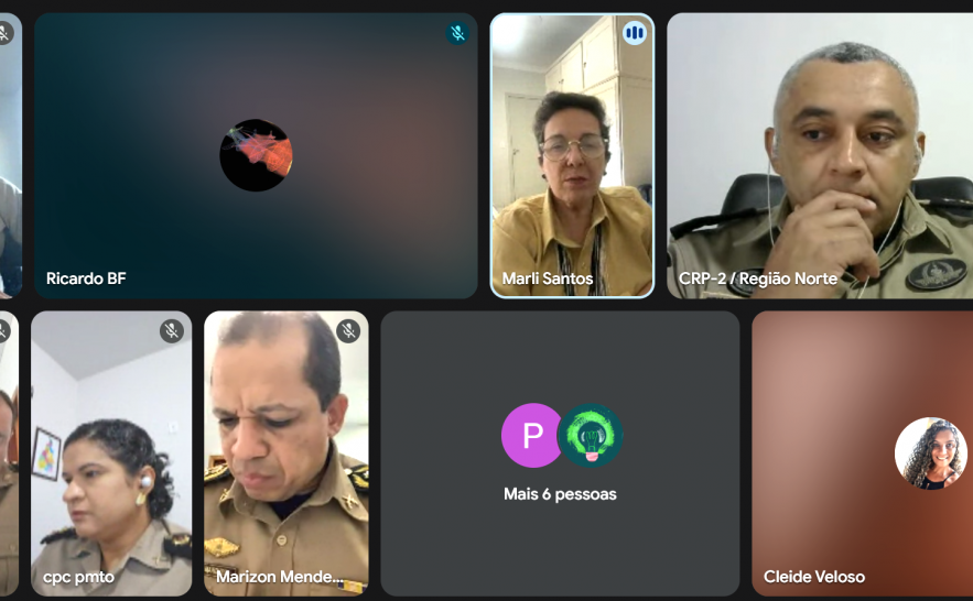 Superintendente Marli Santos apresenta diretrizes do REDD+ Tocantins em reunião setorial com o alto comando da Polícia Militar do Tocantins - Foto: Divulgação Semarh/GovTO
